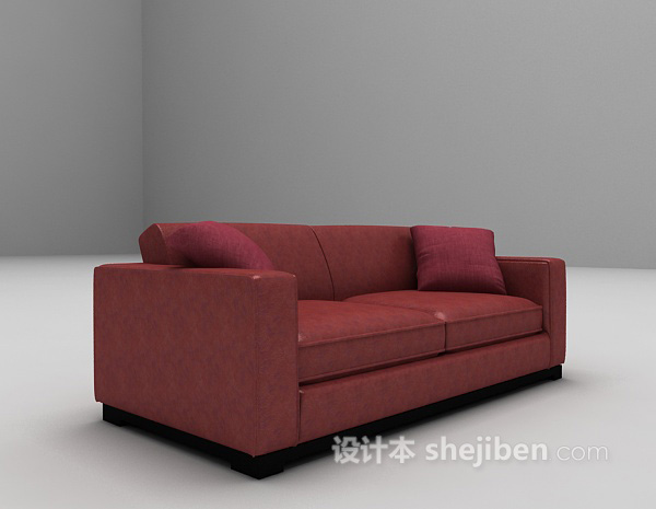免费皮质沙发免费3d模型下载