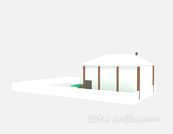 现代风格房屋3d模型下载