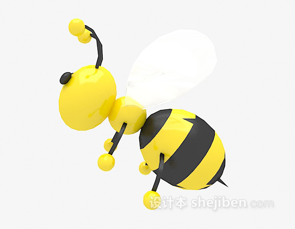 儿童动物玩具大黄蜂3d模型下载