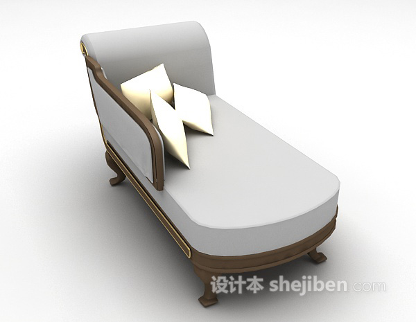免费休闲躺椅2d3d模型下载