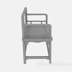 中式木椅3d模型下载