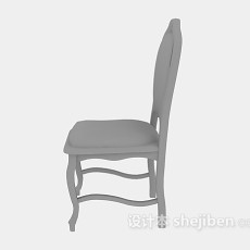餐桌椅子3d模型下载