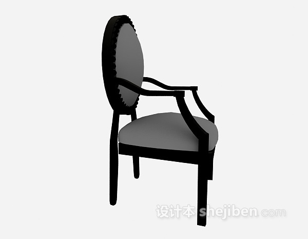 欧式风格椅子3d模型下载