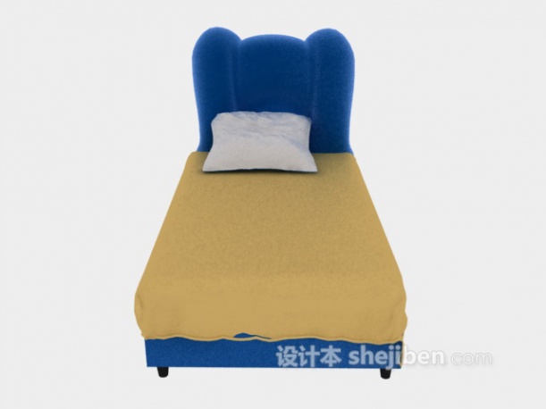 免费沙发床3d模型下载