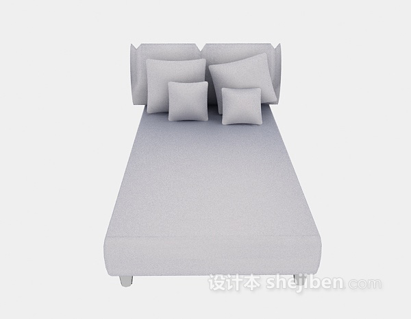 免费休闲单人床垫3d模型下载