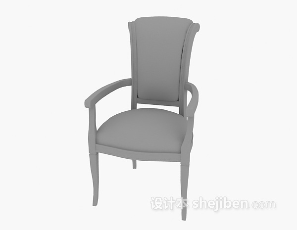 免费实木椅子3d模型下载