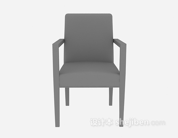 现代风格现代风格木椅3d模型下载
