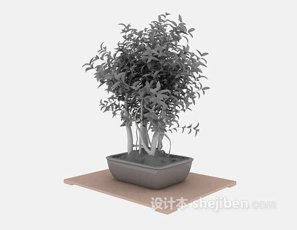 免费花卉植物3d模型下载