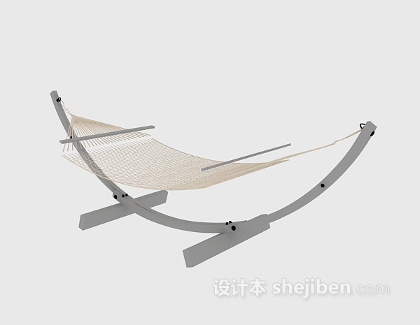吊床躺椅3d模型下载