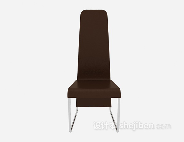 现代风格金属材料椅子免费3d模型下载