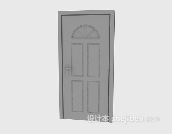 免费卧室门3d模型下载
