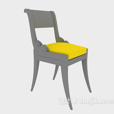 欧式休闲椅3d模型下载