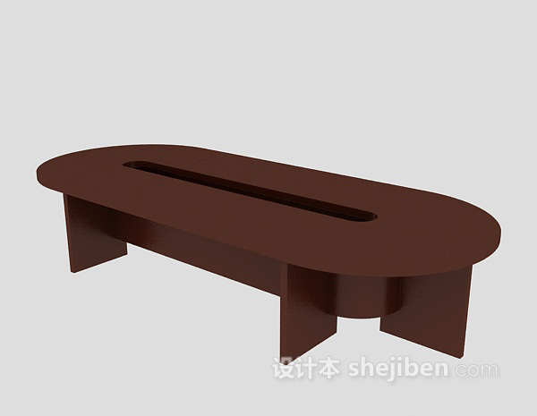 小型会议桌3d模型下载