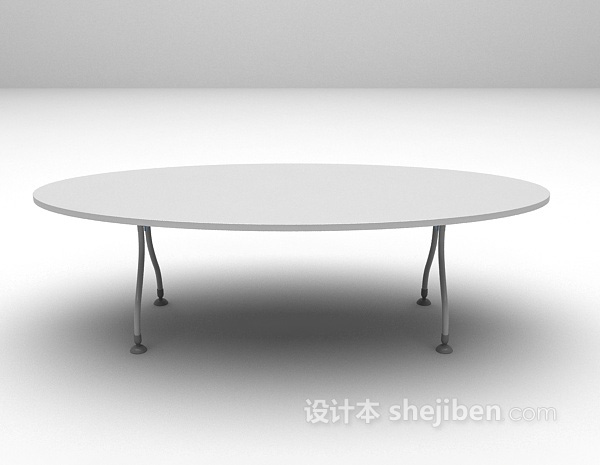 现代风格小型会议桌3d模型下载