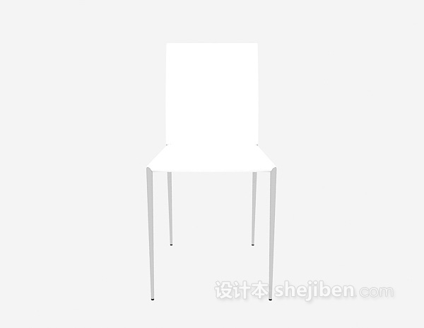 现代风格简易椅子3d模型下载