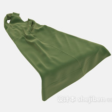 绿色长裙3d模型下载
