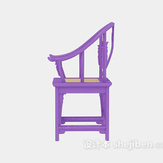 中式风格木椅3d模型下载