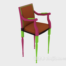 高脚椅3d模型下载