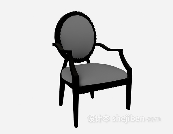 免费欧式风格椅子3d模型下载
