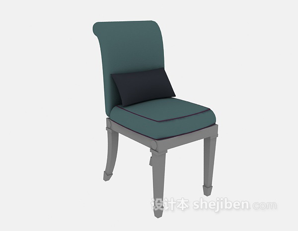 免费欧式风格家居椅3d模型下载