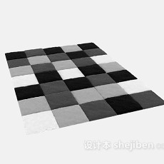 格子地毯3d模型下载