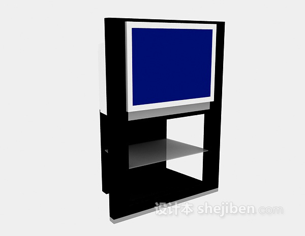 电视显示器3d模型下载