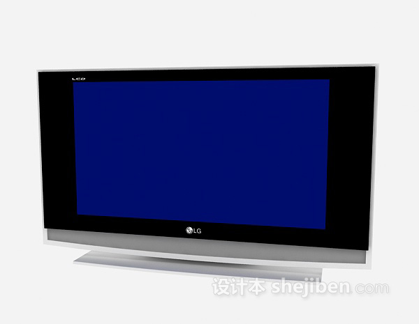 现代风格电子屏幕3d模型下载