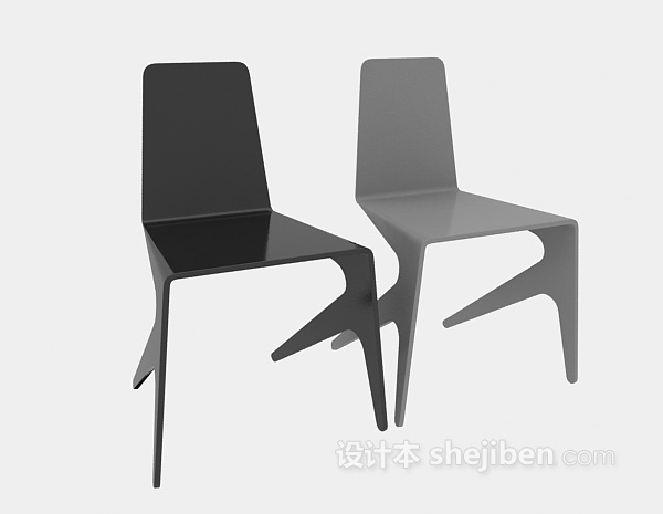 现代风格现代椅子3d模型下载