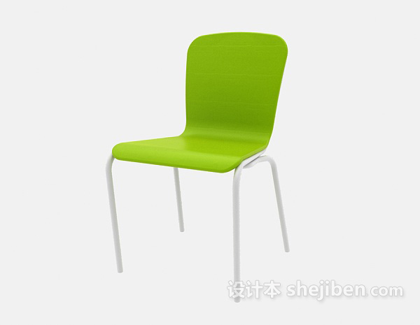 免费塑料休闲椅3d模型下载