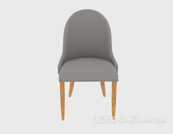 现代风格简约梳妆椅3d模型下载