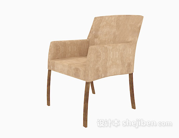 休闲沙发椅3d模型下载