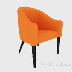 时尚现代休闲椅3d模型下载