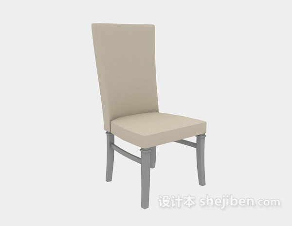 高靠背休闲椅3d模型下载