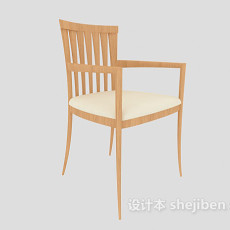 现代简易餐椅3d模型下载