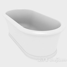长形浴缸3d模型下载