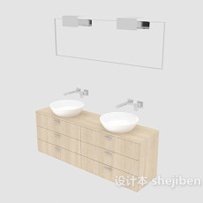 公共场合浴柜3d模型下载