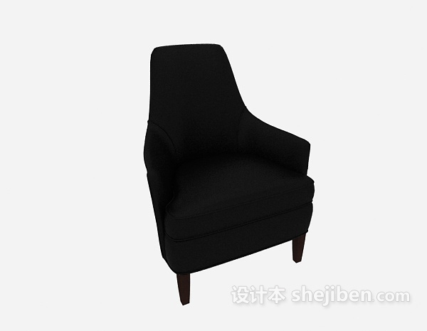 免费高背沙发软椅3d模型下载