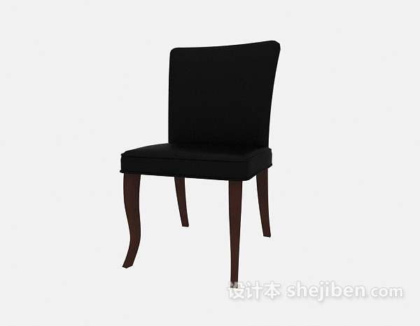 免费欧式风格实木家居椅3d模型下载