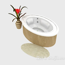 家庭卫浴浴缸3d模型下载