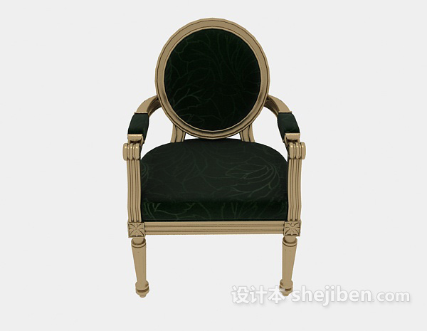欧式风格精致欧式风格梳妆椅3d模型下载