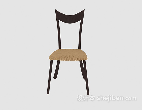 现代风格简约时尚休闲椅3d模型下载