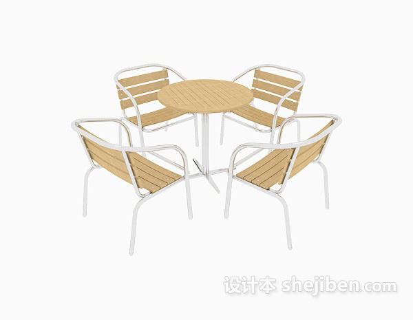 娱乐休闲桌椅3d模型下载