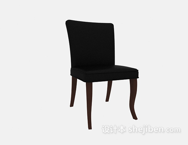 欧式风格欧式风格实木家居椅3d模型下载
