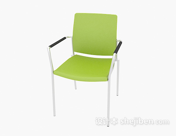 免费现代绿色椅子3d模型下载