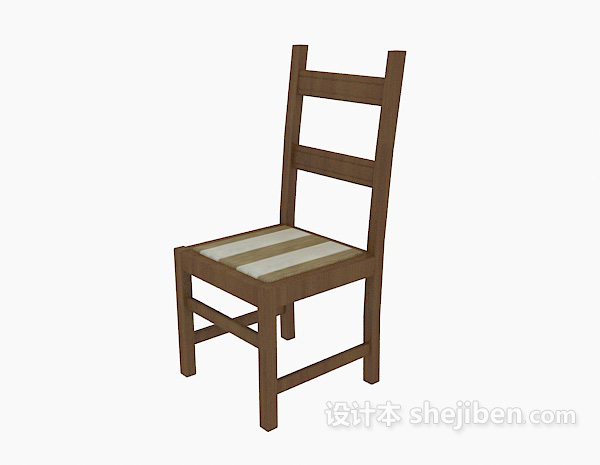 简易风格椅子3d模型下载