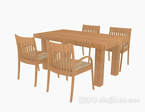 实木餐桌、餐椅