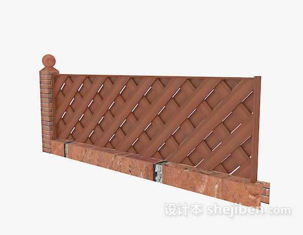 外墙围栏3d模型下载