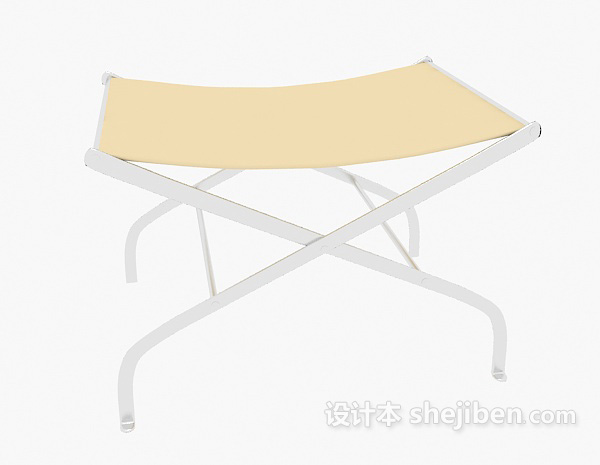 免费单人折叠椅3d模型下载