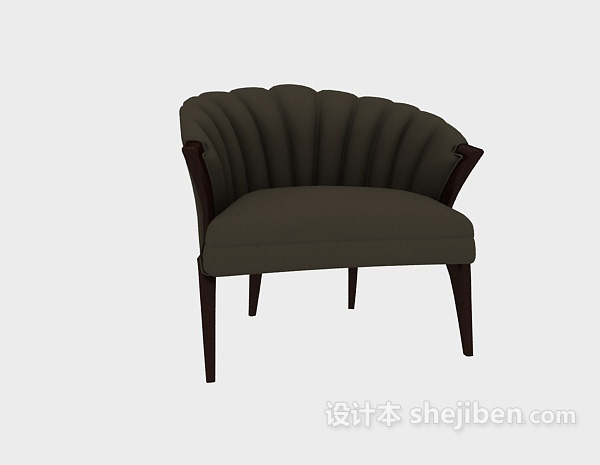 免费欧式沙发软椅3d模型下载