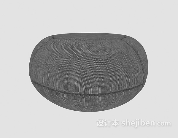 现代风格抹布沙发凳3d模型下载